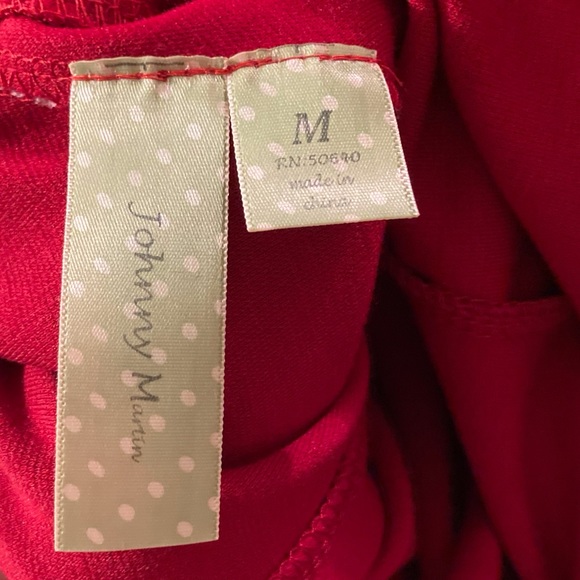 Johnny Martin NWT medium red dress - Picture 9 of 9